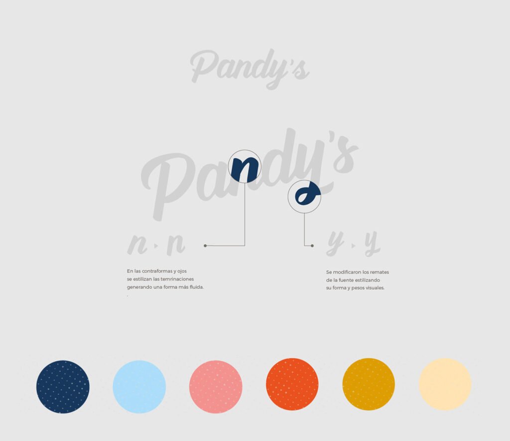 Pandys - diseño de marca