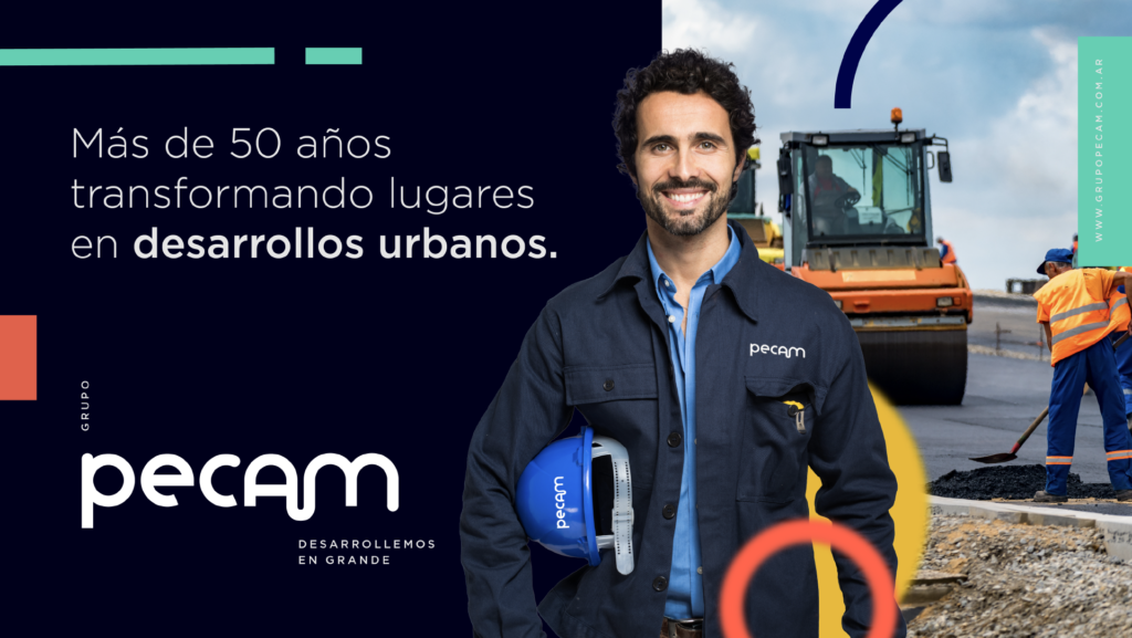 Pecam es la constructora más grande del interior del país, con más de 50 años de trayectoria en el sector de la construcción, tanto en obras públicas como privadas.